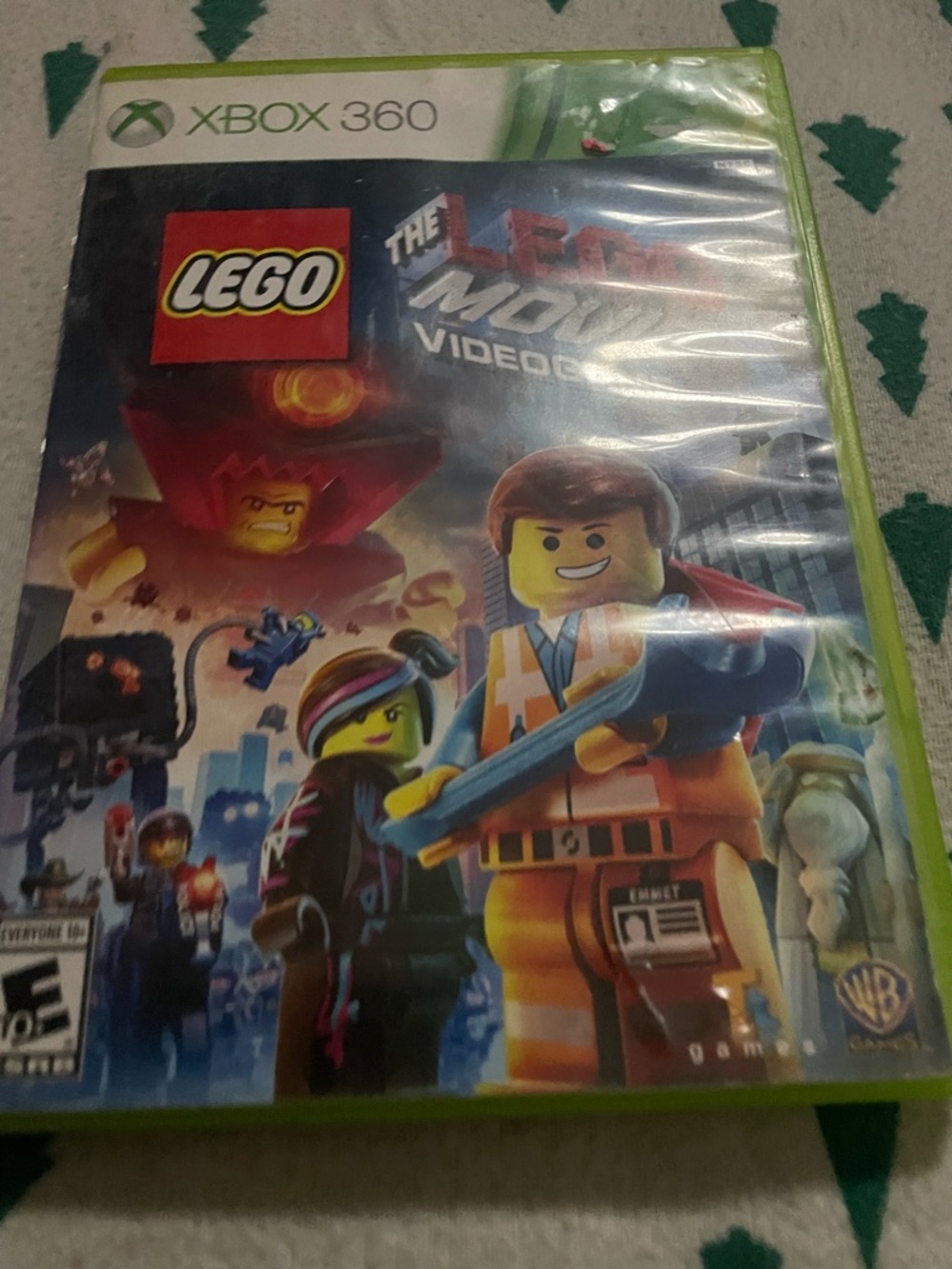 Lego The LEGO Movie Videogame Xbox 360 Green Case